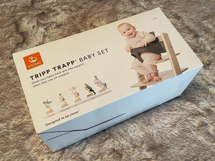 Stokke Tripp Trapp baby set, Kinderen en Baby's, Kinderstoelen, Zo goed als nieuw, Meegroeistoel, Ophalen of Verzenden