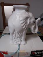 Witte olifant decoratie, Huis en Inrichting, Woonaccessoires | Vazen, Ophalen, Gebruikt, Wit, Aardewerk of Porselein