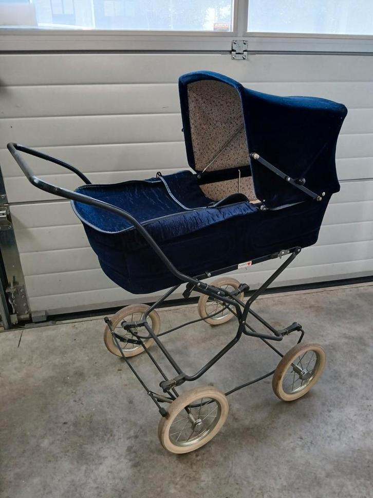 Vintage Koelstra Kinderwagen - Blauw, Kinderen en Baby's, Kinderwagens en Combinaties, Gebruikt, Overige merken, Ophalen