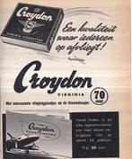 retro reclame 1954 Croydon sigaretten album vliegtuigserie, Verzamelen, Ophalen of Verzenden