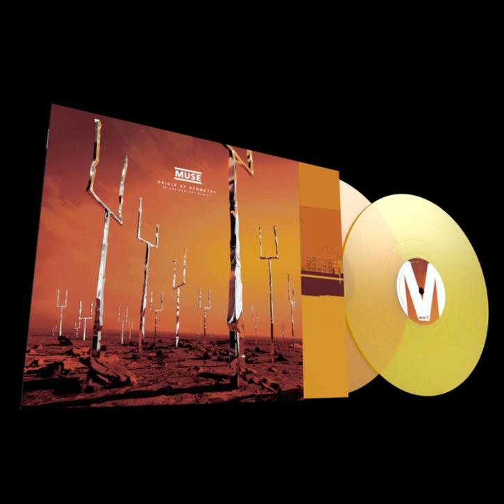 Vinyl 2LP Muse Origin Of Symmetry RemiXX YELLOW ORANGE NIEUW, Cd's en Dvd's, Vinyl | Rock, Nieuw in verpakking, Poprock, 12 inch