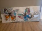 Schilderij met vlinders, 150x60cm, nieuwstaat, Ophalen