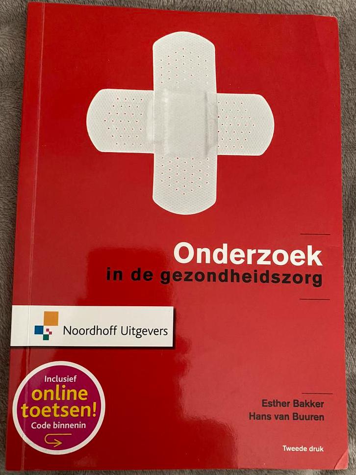 Onderzoek in de gezondheidszorg, Boeken, Studieboeken en Cursussen, Nieuw, HBO, Beta, Ophalen of Verzenden