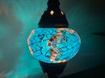 Arabische/Oosterse mozaïeklamp, blauwe mozaïek tafellamp, Minder dan 50 cm, Nieuw, Ophalen of Verzenden, Metaal