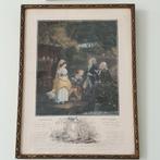 Mooie oude gravure, Ophalen of Verzenden