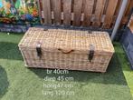 Opbergkist rotan, Huis en Inrichting, Woonaccessoires | Kisten, Overige materialen, Minder dan 50 cm, Gebruikt, 100 tot 150 cm