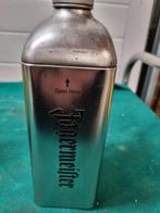 blik jagermeister fles vorm, Verzamelen, Blikken, Ophalen of Verzenden