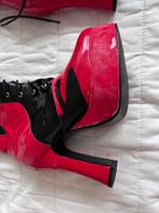 Carnavals Laarzen Duivel - Maat 40, Kleding | Dames, Ophalen of Verzenden, Gedragen, Rood, Hoge laarzen