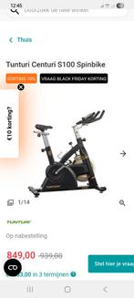 Tunturi Centuri S100 Spinbike - Topconditie!, Sport en Fitness, Fitnessmaterialen, Ophalen, Zo goed als nieuw, Buik, Overige typen
