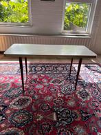 Groot retro vintage formica bijzettafeltje, Ophalen, Gebruikt, 50 tot 100 cm, 25 tot 50 cm