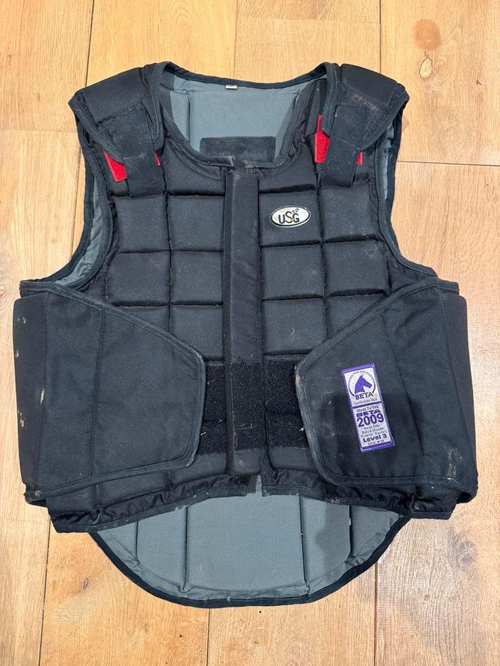 USG body protector voor paardrijden / springen maat L, Dieren en Toebehoren, Paarden en Pony's | Overige Paardenspullen, Gebruikt
