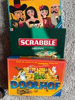 Spellenpakket: Doolhof, Scrabble & Barricade, Hobby en Vrije tijd, Gezelschapsspellen | Bordspellen, Een of twee spelers, Ophalen of Verzenden
