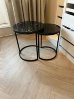 Salon tafels, Huis en Inrichting, Tafels | Salontafels, Ophalen, Minder dan 50 cm, Gebruikt, Rond