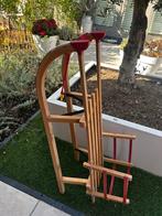 Houten slee met zitje, Ophalen of Verzenden, Gebruikt, Overige merken