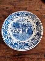 Delfts blauw 3 bordjes samen gelukkig, Antiek en Kunst, Ophalen of Verzenden