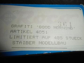 ROCO-STAIBER 4051 GRAFITTI RIJTUIG 1E KL EW IV beschikbaar voor biedingen