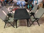 Tuin set met 4x relex stoelen, Ophalen of Verzenden, Zo goed als nieuw