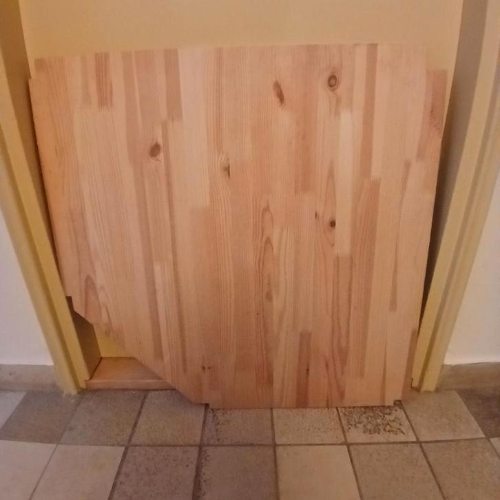 Ikea ivar hoekplank 76x76x50, Huis en Inrichting, Kasten | Stellingkasten, Gebruikt, Ophalen