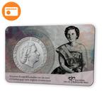 60 jaar afscheid zilveren Rijksdaalder 1963 in coincard, Koningin Juliana, Verzenden, Zilver, Losse munt