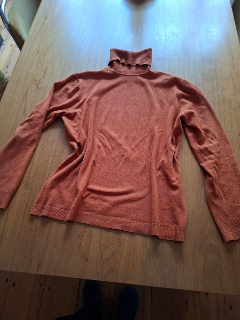 Vintage Evelin Trui - Maat M, Maat 38/40 (M), Oranje, Ophalen of Verzenden, Evelin