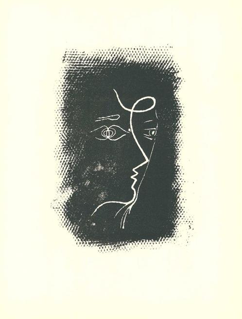 Georges Braque - Profil de Femme - Fine Art, Antiek en Kunst, Kunst | Litho's en Zeefdrukken, Ophalen of Verzenden