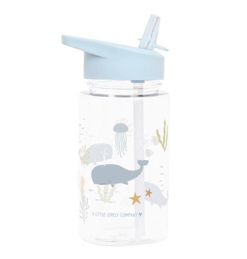 Drinkfles Fles Oceaan Walvis A Little Lovely Company, Diversen, Schoolbenodigdheden, Nieuw, Ophalen of Verzenden