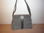 Zeer mooie vintage retro grijze handtas, Ophalen of Verzenden, Zo goed als nieuw, Grijs, Handtas