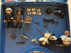 Playmobil politie set in koffer, Ophalen of Verzenden, Zo goed als nieuw