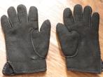 zwarte suede korte handschoenen warm borg gevoerd mt S/ M, Ophalen of Verzenden, Gedragen, Handschoenen