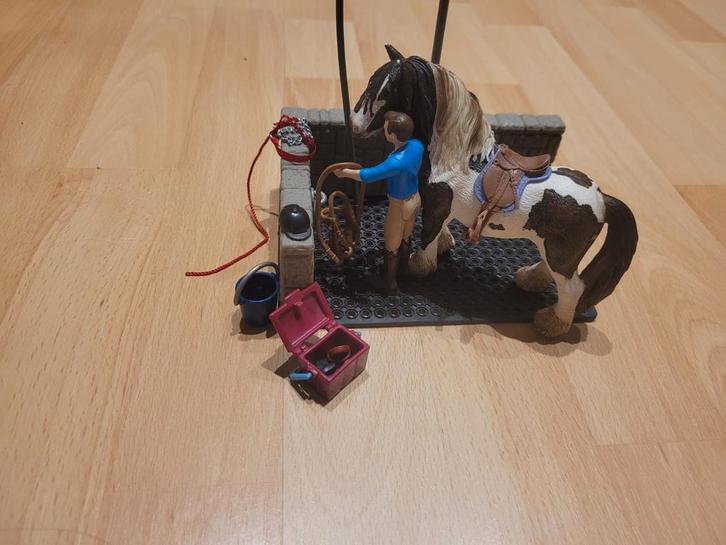 Super leuke schleich poetsplaats, Verzamelen, Speelgoed, Zo goed als nieuw, Ophalen of Verzenden