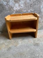 Brutalist pine kleine kast / nachtkastje, Ophalen of Verzenden, Huis en Inrichting