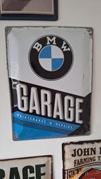 BMW garage metalen bord, Ophalen of Verzenden, Gebruikt, Reclamebord