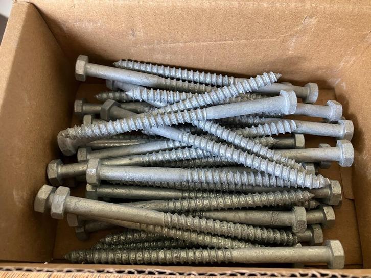 Schroeven voor golfplaten dakplaten - Zie foto’s - NIEUW, Doe-het-zelf en Verbouw, IJzerwaren en Bevestigingsmiddelen, Nieuw, Schroeven