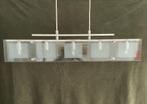 Hangende lamp glas/verchroomd 75 cm, Huis en Inrichting, Lampen | Hanglampen, Ophalen, Zo goed als nieuw, Glas