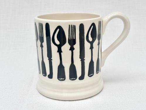 Emma Bridgewater - Knives & Forks, Huis en Inrichting, Keuken | Servies, Zo goed als nieuw, Kop(pen) en/of Schotel(s), Overige stijlen