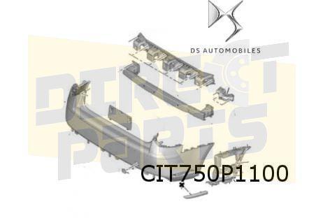 DS DS5 (12/11-7/18) achterbumper (te spuiten) Origineel! 160, Auto-onderdelen, Carrosserie en Plaatwerk, Bumper, Overige automerken