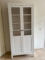 Houten vitrinekast wit, Huis en Inrichting, Kasten | Vitrinekasten, Ophalen, Zo goed als nieuw, 25 tot 50 cm, 150 tot 200 cm