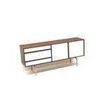 Vintage design dressoir Japandi minimalistisch jaren '60, Verzenden, 25 tot 50 cm, 150 tot 200 cm, Minder dan 100 cm