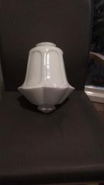 Glazen Lampenkap - Wit, Huis en Inrichting, Lampen | Lampenkappen, 25 tot 50 cm, Wit, Vintage, Nieuw