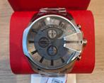 Horloge Diesel Mega Chief DZ4282 gun metal, Staal, Staal, Polshorloge, Nieuw