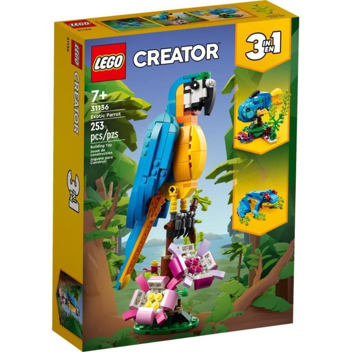 Lego 31136 Exotische Papagaai - Lego Creator NIEUW !!, Kinderen en Baby's, Speelgoed | Duplo en Lego, Nieuw, Lego, Complete set