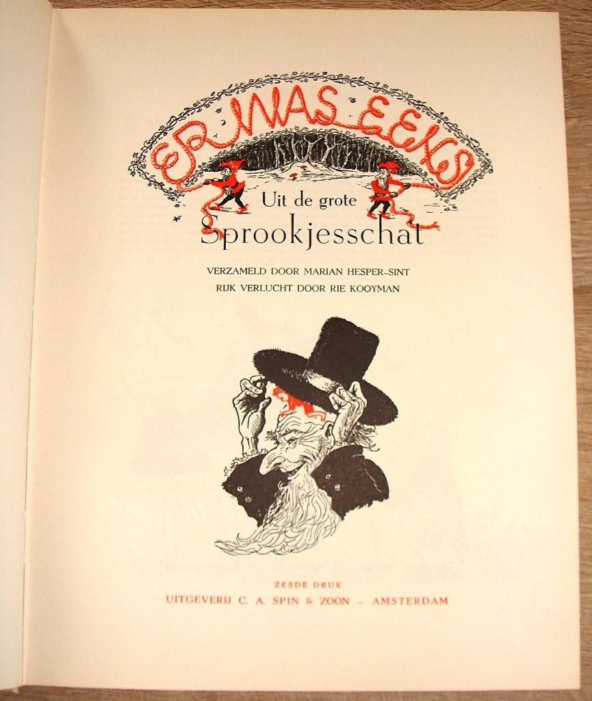 Sprookjesboek "Er Was Eens" door Marian Hesper-Sint uit 1949, Boeken, Marian Hesper-Sint, Sprookjes, Ophalen, Gelezen