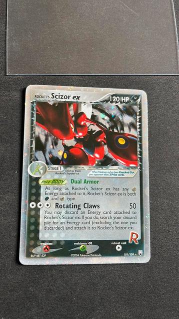Scizor ex holo team rocket returns pokemon kaart beschikbaar voor biedingen