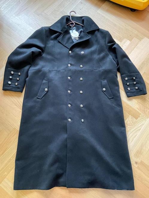 Classic military coat jas van h&r london maat 52/xxxxxl, Kleding | Heren, Grote Maten, Nieuw, Jas of Mantel, Beige, Ophalen of Verzenden