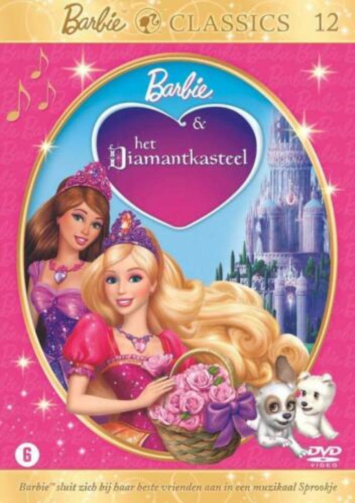 BARBIE En HET DIAMANTKASTEEL DVD, Cd's en Dvd's, Dvd's | Kinderen en Jeugd, Zo goed als nieuw, Film, Avontuur, Vanaf 6 jaar, Verzenden