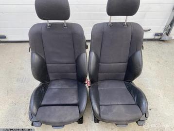 Sportstoel BMW 3-serie Coupé E46 links en rechts leer stof beschikbaar voor biedingen