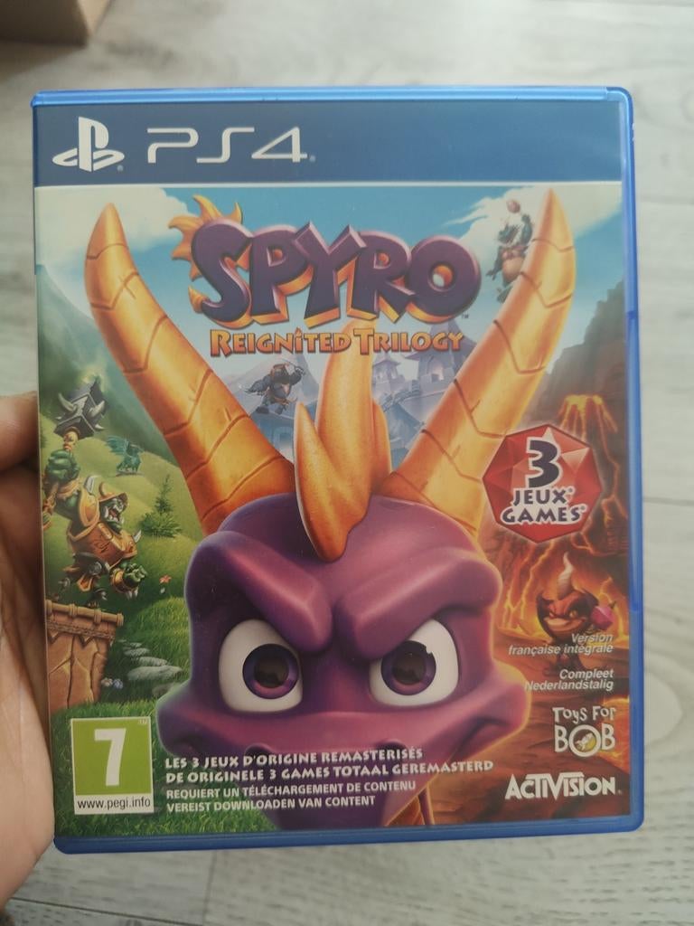 Spyro Reignited Trilogy PS4 - Zo goed als nieuw!, Spelcomputers en Games, Games | Sony PlayStation 4, Ophalen, 1 speler, Zo goed als nieuw