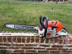 Stihl MS 500i Kettingzaag met 2 zaagbladen en nieuw ketting, Ophalen of Verzenden, Nieuw, Overige soorten