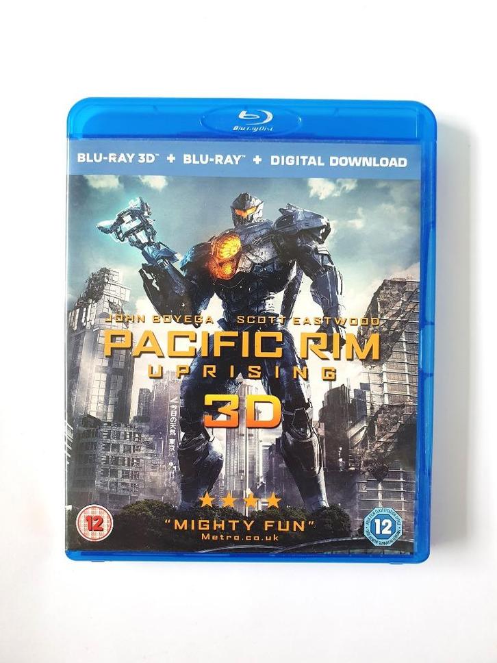 Pacific Rim Uprising 3D + 2D (2 disc), Cd's en Dvd's, Blu-ray, Zo goed als nieuw, Actie, 3D, Ophalen of Verzenden