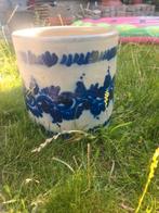 Keulse Pot groot - zeer goede staat - crème blauw, Ophalen, Gebruikt